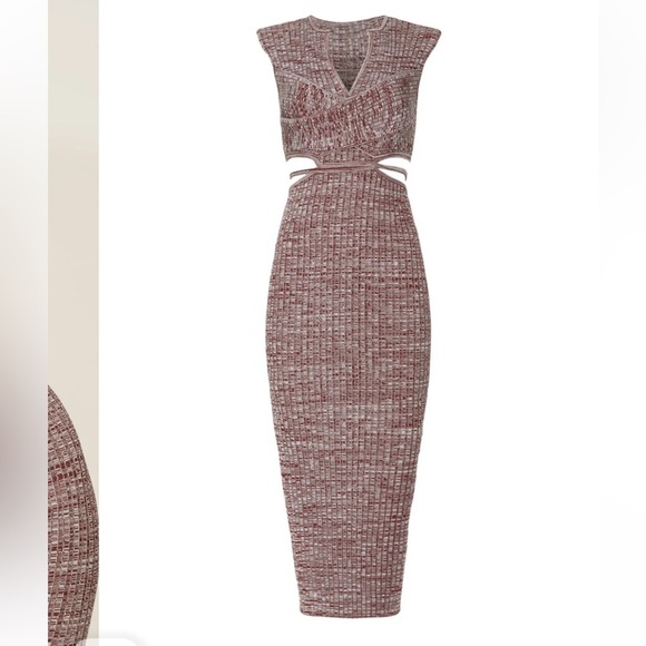 Self-Portrait Space Dye Cut Out Dress - Picture 5 of 10